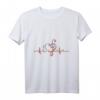 EKG Notenschlüssel T-Shirt für Musiker – Herzschlag-Design für Musikliebhaber, ideal als Geschenk zu Weihnachten, Valentinstag und Geburtstag