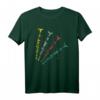 Buntes Klarinette T-Shirt – Geschenk für Klarinettisten, Musiker & Orchester Mitglieder zu Weihnachten & Geburtstag