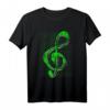 Notenschlüssel T-Shirt – Geschenkidee für Musiker, Musikliebhaber, Kinder & Erwachsene zu Weihnachten, Geburtstag oder Halloween