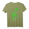 Notenschlüssel T-Shirt – Geschenkidee für Musiker, Musikliebhaber, Kinder & Erwachsene zu Weihnachten, Geburtstag oder Halloween