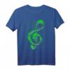 Notenschlüssel T-Shirt – Geschenkidee für Musiker, Musikliebhaber, Kinder & Erwachsene zu Weihnachten, Geburtstag oder Halloween