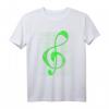 Notenschlüssel T-Shirt – Geschenkidee für Musiker, Musikliebhaber, Kinder & Erwachsene zu Weihnachten, Geburtstag oder Halloween