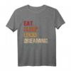 Eat Sleep Lucid Dreaming Repeat T-Shirt – Für Klarträumer, Astralreisen & Bewusstes Träumen, Perfektes Geschenk für Schlaf- und Traumfans