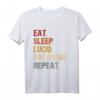 Eat Sleep Lucid Dreaming Repeat T-Shirt – Für Klarträumer, Astralreisen & Bewusstes Träumen, Perfektes Geschenk für Schlaf- und Traumfans
