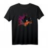 Klavier T-Shirt - Geschenk für Pianisten mit Flügel und Tasten Design, Kunstvolles Musik-Shirt für Klavierspieler