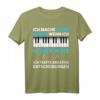 Lustiges Klavier Grafik Musiker Keyboard Musik Pianist Lehrer T-Shirt – Bequemes Musik Geschenk für Musiker und Lehrer