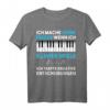 Lustiges Klavier Grafik Musiker Keyboard Musik Pianist Lehrer T-Shirt – Bequemes Musik Geschenk für Musiker und Lehrer