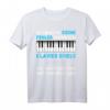 Lustiges Klavier Grafik Musiker Keyboard Musik Pianist Lehrer T-Shirt – Bequemes Musik Geschenk für Musiker und Lehrer