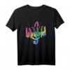 Pianist Musik Buntes Keyboard Notenschlüssel Klavier T-Shirt – Klassisches Design für Musiker & Klavierspieler