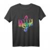 Pianist Musik Buntes Keyboard Notenschlüssel Klavier T-Shirt – Klassisches Design für Musiker & Klavierspieler
