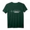 Dein Herz schlägt für Synthesizer Pulslinie T-Shirt – Elektronische Musik & DJ Geschenkidee für Musiker, Keyboarder & Synthie-Freaks