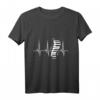 Klavier T-Shirt - Herzschlag Klavierspieler Geschenk für Musiker, Musikliebhaber & Musiklehrer – Perfekt für Weihnachten & Geburtstage