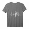 Klavier T-Shirt - Herzschlag Klavierspieler Geschenk für Musiker, Musikliebhaber & Musiklehrer – Perfekt für Weihnachten & Geburtstage