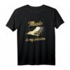 Pianist Geschenk Klavierspieler T-Shirt - Musik & Klavier Design, Perfekt für Musiker, Geburtstage, Weihnachten, Muttertag & Vatertag
