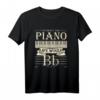 Musik Liebhaber Klavier T-Shirt für Musiker, Pianisten & Klavierspieler – Perfektes Geschenk zu Weihnachten, Geburtstag & Konzerten