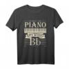Musik Liebhaber Klavier T-Shirt für Musiker, Pianisten & Klavierspieler – Perfektes Geschenk zu Weihnachten, Geburtstag & Konzerten