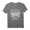 Musik Liebhaber Klavier T-Shirt für Musiker, Pianisten & Klavierspieler – Perfektes Geschenk zu Weihnachten, Geburtstag & Konzerten