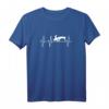 Pianistin Klavierspielerin Heartbeat Herzschlag Outfit T-Shirt – Das perfekte Geschenk für Musikliebhaber & Klavierfans zum Geburtstag & Weihnachten