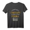 Ich brauche keine Therapie, nur mein Klavier T-Shirt – Perfektes Geschenk für Pianisten, Musiker und Musikliebhaber zu Weihnachten & Geburtstag
