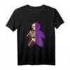 Lila Spielfigur Brettspiel T-Shirt mit Skelett-Design – Witziges Geschenk für Brettspieler & Gesellschaftsspiele-Fans