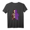 Lila Spielfigur Brettspiel T-Shirt mit Skelett-Design – Witziges Geschenk für Brettspieler & Gesellschaftsspiele-Fans
