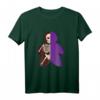 Lila Spielfigur Brettspiel T-Shirt mit Skelett-Design – Witziges Geschenk für Brettspieler & Gesellschaftsspiele-Fans