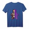 Lila Spielfigur Brettspiel T-Shirt mit Skelett-Design – Witziges Geschenk für Brettspieler & Gesellschaftsspiele-Fans