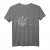 Wolle Stricken Häckeln Wollkneul Lustig T-Shirt – Humorvolles Handarbeitsshirt für Damen & Herren, Perfekt für Strick- und Häkelbegeisterte