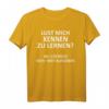 Lust Mich Kennen Zu Lernen T-Shirt mit Bier Malle Spruch - Humorvolles Partyshirt für Mallorca Urlaub, Junggesellenabschiede & Freunde