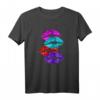 Kiss Lippen Lippen - Trendiges Make-up T-Shirt mit Kussmund-Design für Frauen, stilvoll und als Geschenk geeignet