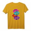 Kiss Lippen Lippen - Trendiges Make-up T-Shirt mit Kussmund-Design für Frauen, stilvoll und als Geschenk geeignet