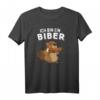 Lustiges Biber mit Baumstamm T-Shirt – Perfektes Geschenk für Biber Liebhaber und Tierfreunde