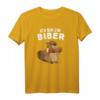 Lustiges Biber mit Baumstamm T-Shirt – Perfektes Geschenk für Biber Liebhaber und Tierfreunde