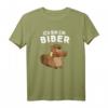 Lustiges Biber mit Baumstamm T-Shirt – Perfektes Geschenk für Biber Liebhaber und Tierfreunde
