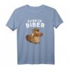 Lustiges Biber mit Baumstamm T-Shirt – Perfektes Geschenk für Biber Liebhaber und Tierfreunde