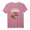 Lustiges Biber mit Baumstamm T-Shirt – Perfektes Geschenk für Biber Liebhaber und Tierfreunde