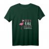 Damen Flamingo T-Shirt mit V-Ausschnitt - Süßes Flamingo Design, perfektes Geschenk für Flamingo-Liebhaber und Sommeroutfit