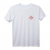 Maltese Kreuzritter Krankenhäuser Malta-Kreuzstich T-Shirt – Klassisches historisches Motiv für Fans mittelalterlicher Symbole