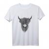 Highland Cattle Cow Hochlandrind Hochlandkuh Rind Kuh T-Shirt – Klassisch geschnitten, für Tier- und Schottland-Fans