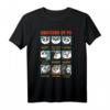 HapKitten Emotions Of Po Portrait Grid T-Shirt – Persönliches und künstlerisches Geburtstagsgeschenk