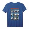 HapKitten Emotions Of Po Portrait Grid T-Shirt – Persönliches und künstlerisches Geburtstagsgeschenk