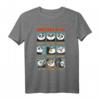 HapKitten Emotions Of Po Portrait Grid T-Shirt – Persönliches und künstlerisches Geburtstagsgeschenk