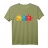Autismus Bewusstsein Freundlichkeit Farben Kunst Puzzle Band T-Shirt – Unterstützung & Inklusion, Perfektes Geschenk für Organisationen & Angehörige