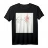 Backprint 'Figuren' modernes Kunst & abstrakte Kunst T-Shirt – Originelles Geburtstagsgeschenk vom Hamburger Künstler Jan Christian Altmann
