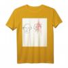 Backprint 'Figuren' modernes Kunst & abstrakte Kunst T-Shirt – Originelles Geburtstagsgeschenk vom Hamburger Künstler Jan Christian Altmann