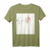 Backprint 'Figuren' modernes Kunst & abstrakte Kunst T-Shirt – Originelles Geburtstagsgeschenk vom Hamburger Künstler Jan Christian Altmann
