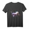 Galoppierendes Pferd - Cooles Grafik Kunst T-Shirt für Reiter, Pferdefans und Pferdeliebhaber als einzigartiges Geschenk