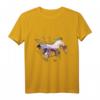 Galoppierendes Pferd - Cooles Grafik Kunst T-Shirt für Reiter, Pferdefans und Pferdeliebhaber als einzigartiges Geschenk