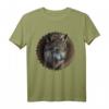 Wolf Mandala Tierliebhaber Kunst T-Shirt – Perfektes Geschenk für Tierfreunde und Naturliebhaber
