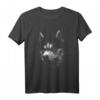 Modisches Siberian Husky Hund T-Shirt mit blauen Augen – Kreatives Tierkunst Design für Freunde, Alltag, Party & Geschenke zu Weihnachten, Muttertag, Ostern